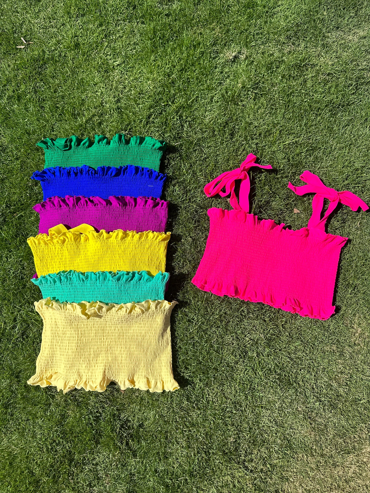 Colourful Crop Tops