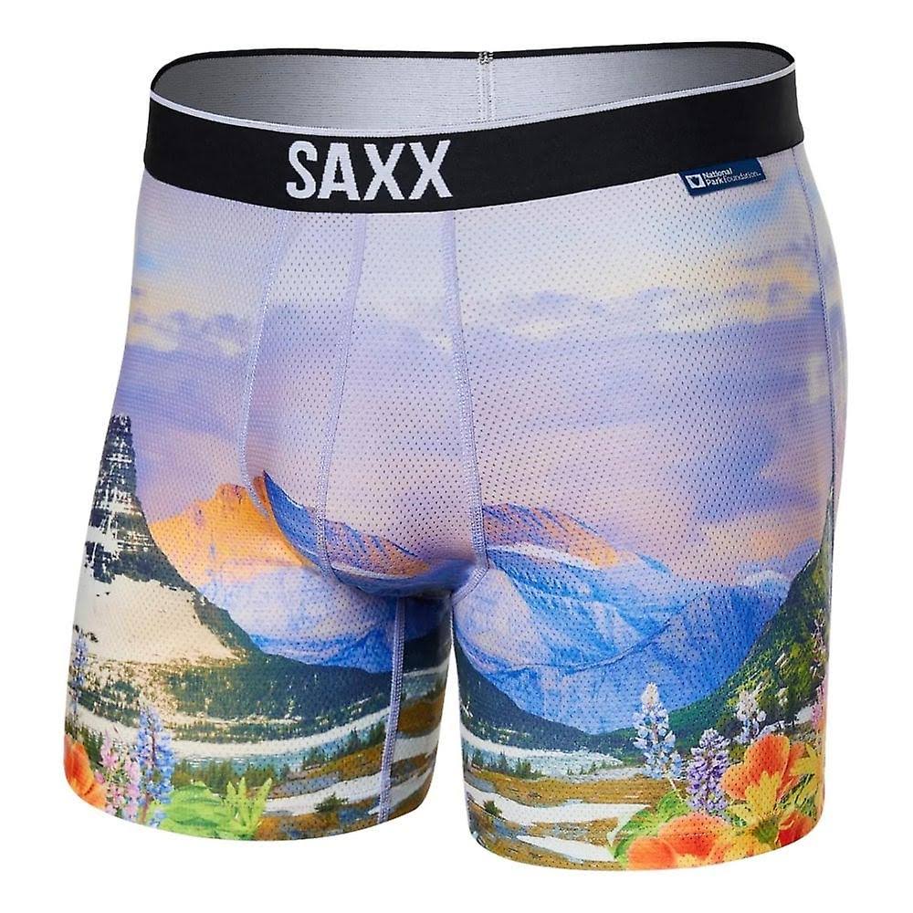 SAXX VOLT BREATHABLE MESH Boxer Brief / NPF Glacier