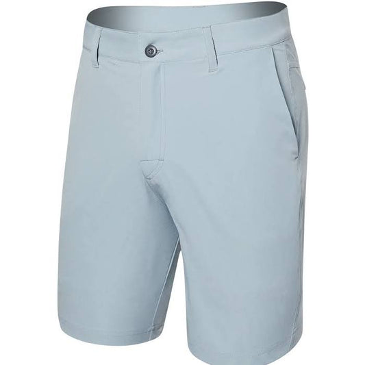 SAXX GO TO TOWN 2N1 Shorts 9" in Light Grey