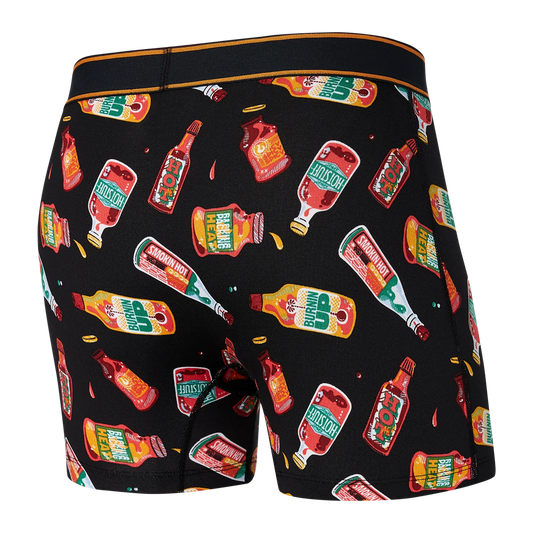 SAXX DAYTRIPPER Boxer Brief / Hot Ones- Black