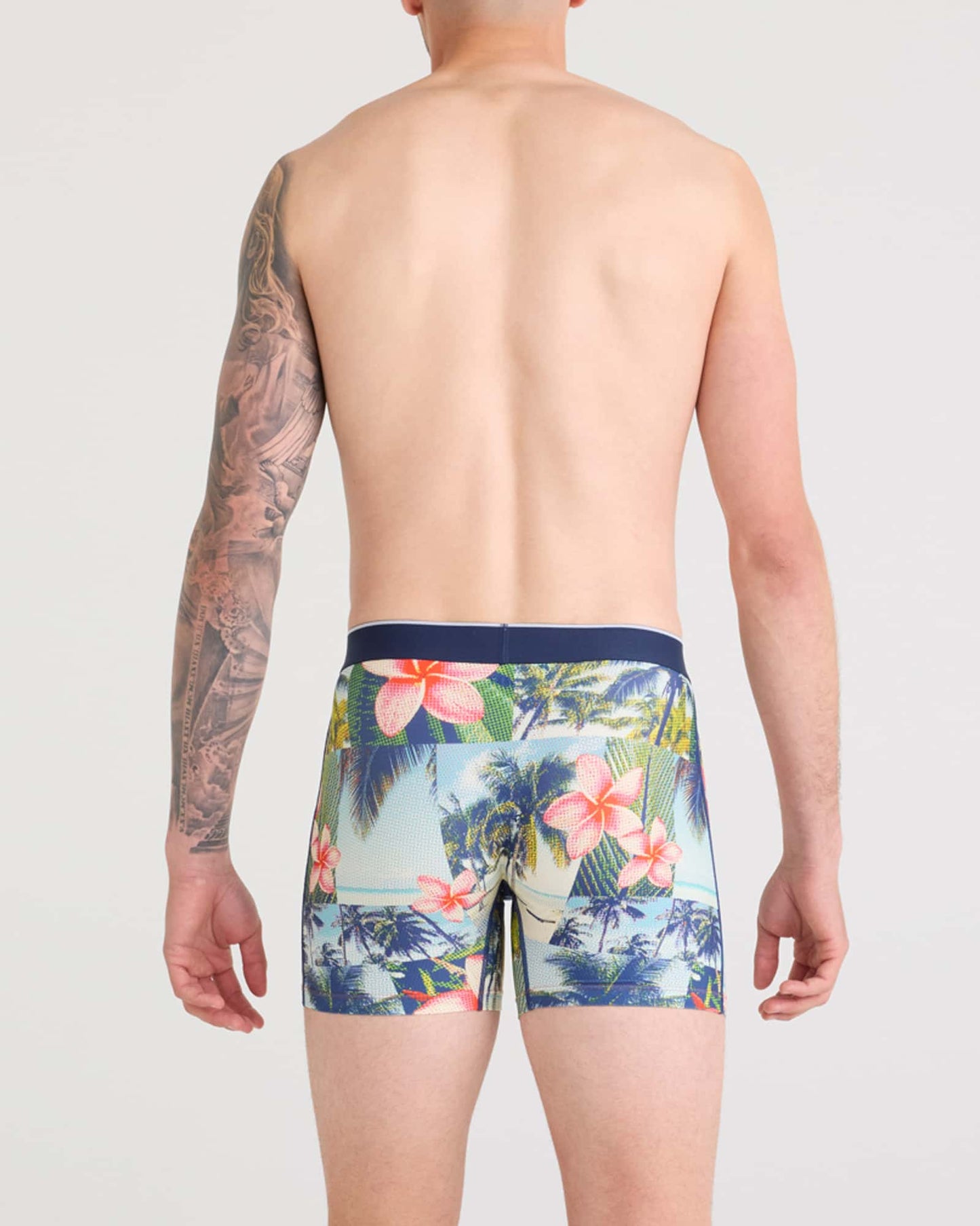 SAXX Volt Breathable Mesh Boxer Brief in Halftone Tropics Multi