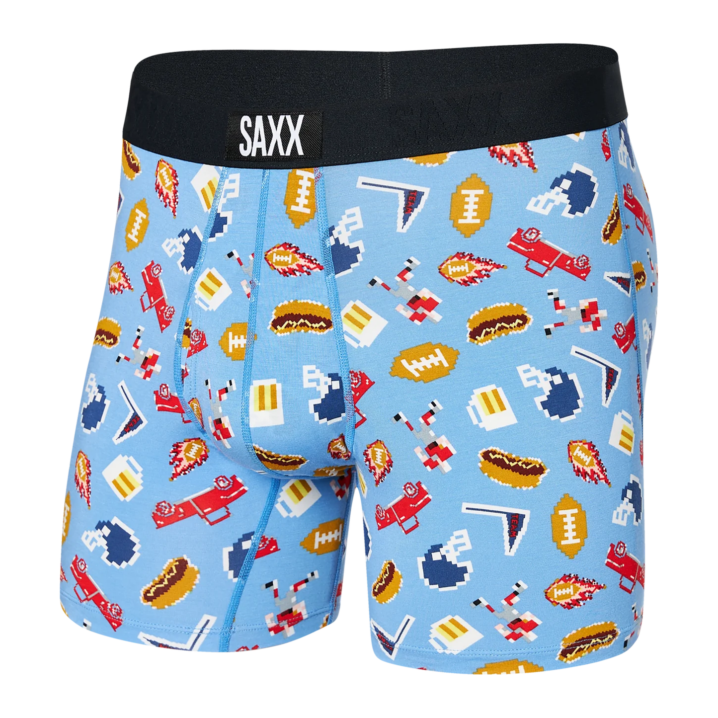 SAXX ULTRA SUPER SOFT Boxer Brief / Football Gamer- Blue