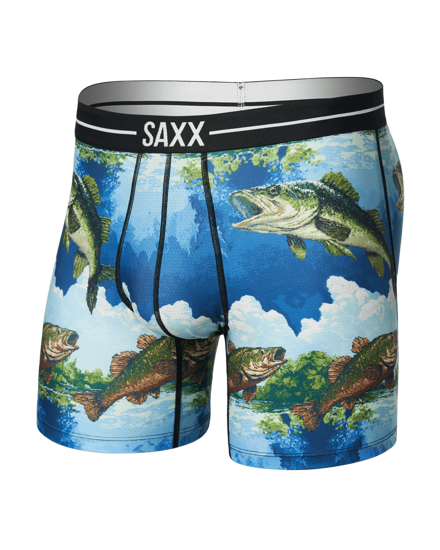 SAXX Volt Breathable Mesh Breathable Mesh Boxer Brief 6" Big Mouth