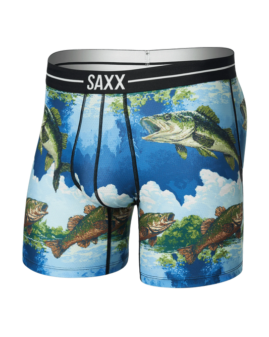 SAXX Volt Breathable Mesh Breathable Mesh Boxer Brief 6" Big Mouth