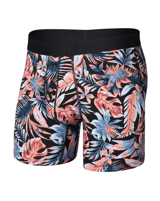 SAXX DropTemp® Cooling Cotton Boxer Brief with Fly/ Palm Passion