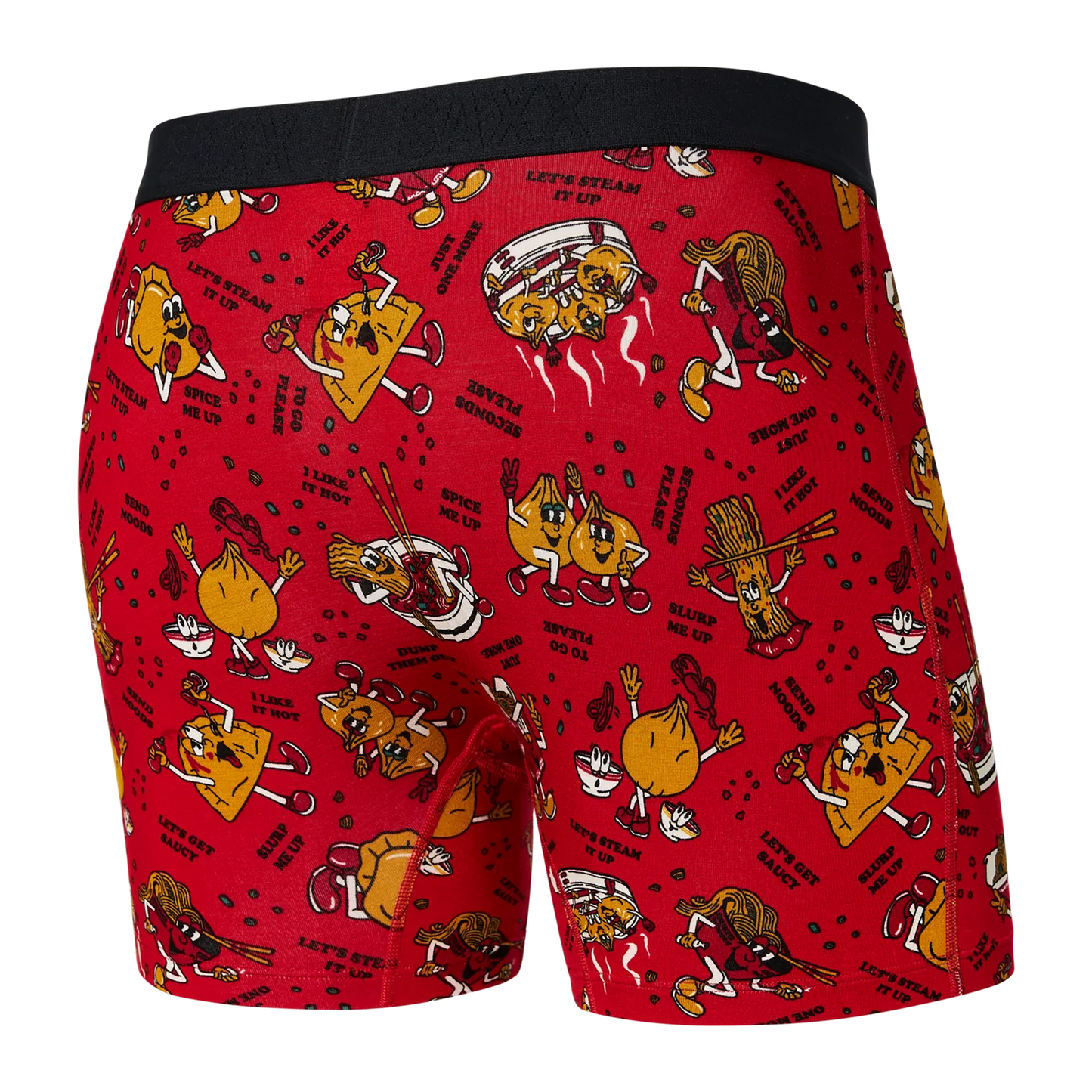 SAXX VIBE SUPER SOFT Boxer Brief / Dumps And Noods- Red