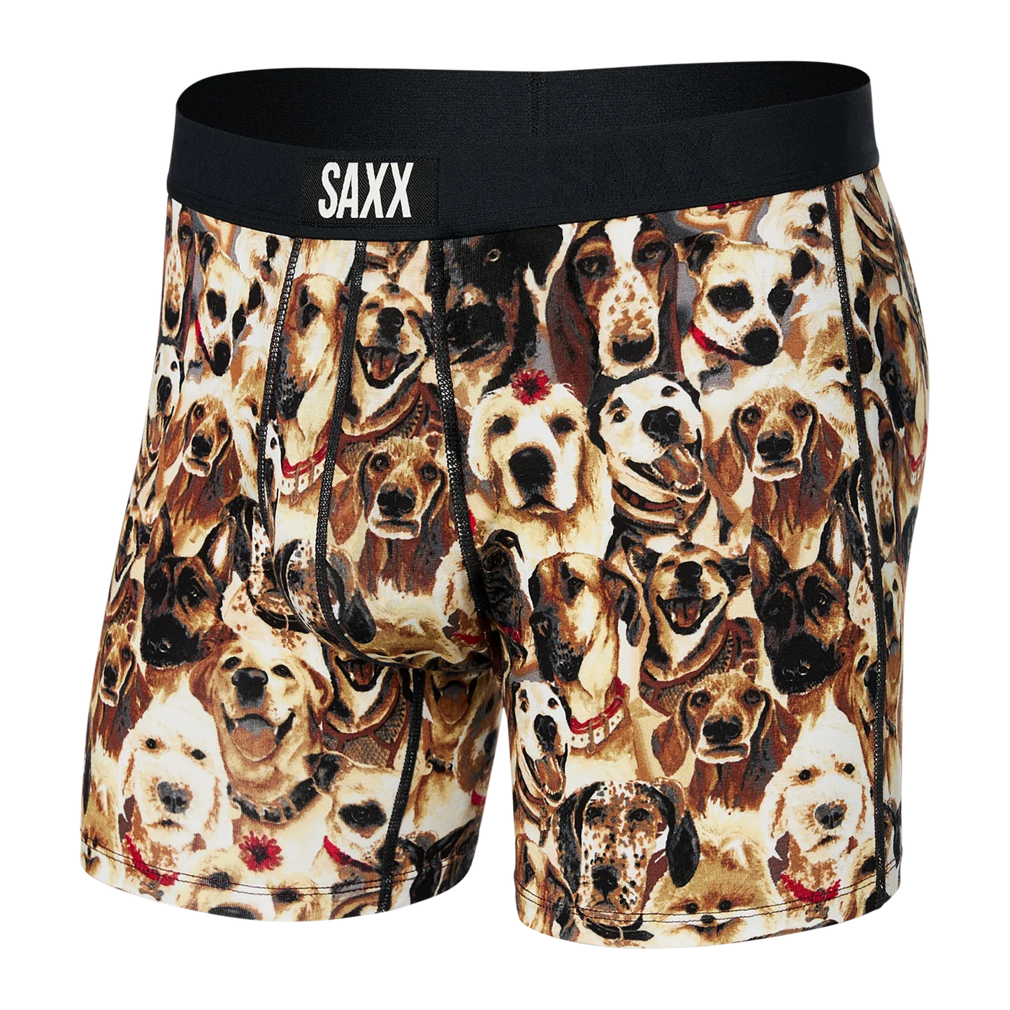 SAXX VIBE SUPER SOFT Boxer Brief / Dogs Of Saxx- Multi