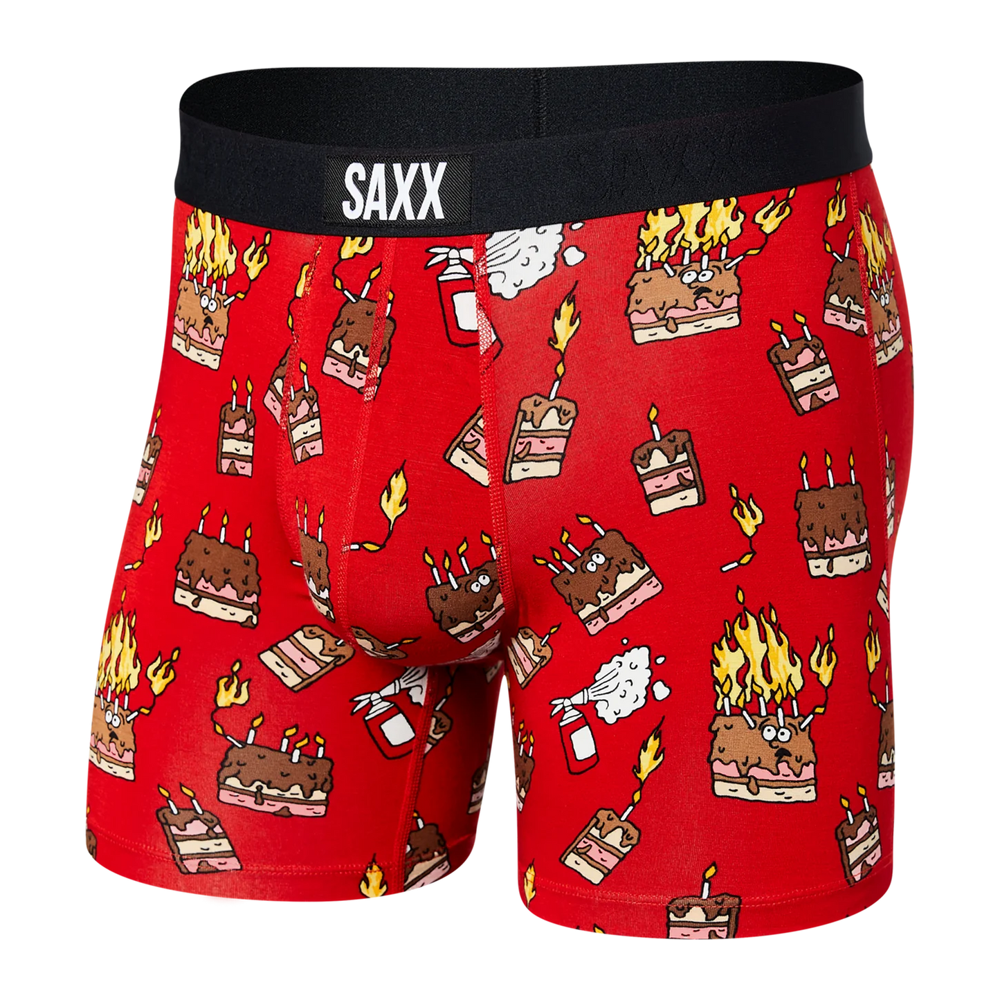 VIBE SUPER SOFT Boxer Brief / Fired Up- Red