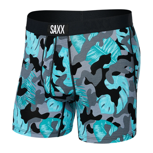 SAXX VIBE SUPER SOFT Boxer Brief / Island Camo- Black
