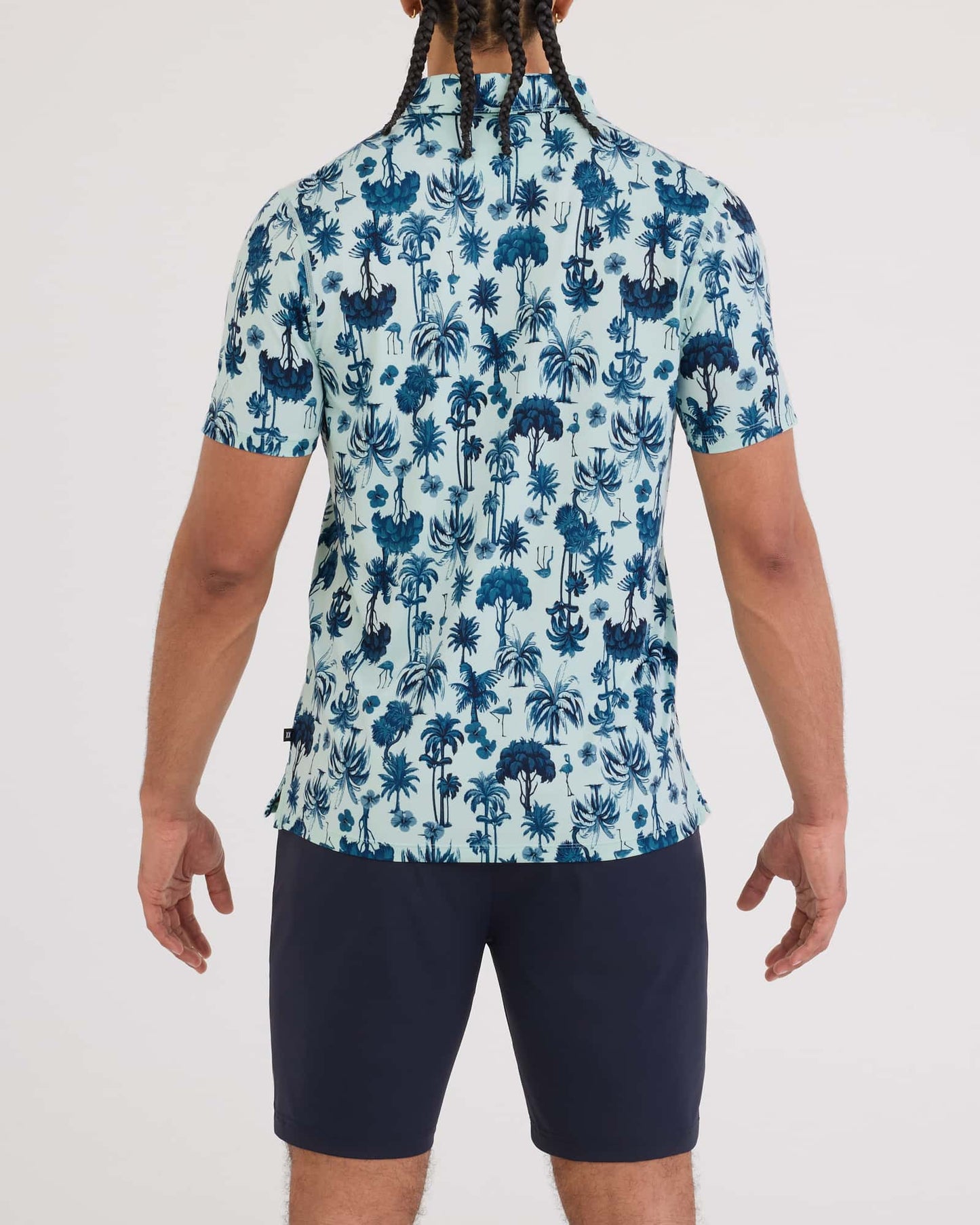 SAXX DropTemp® All Day Cooling POLO Palm Toile-Mint