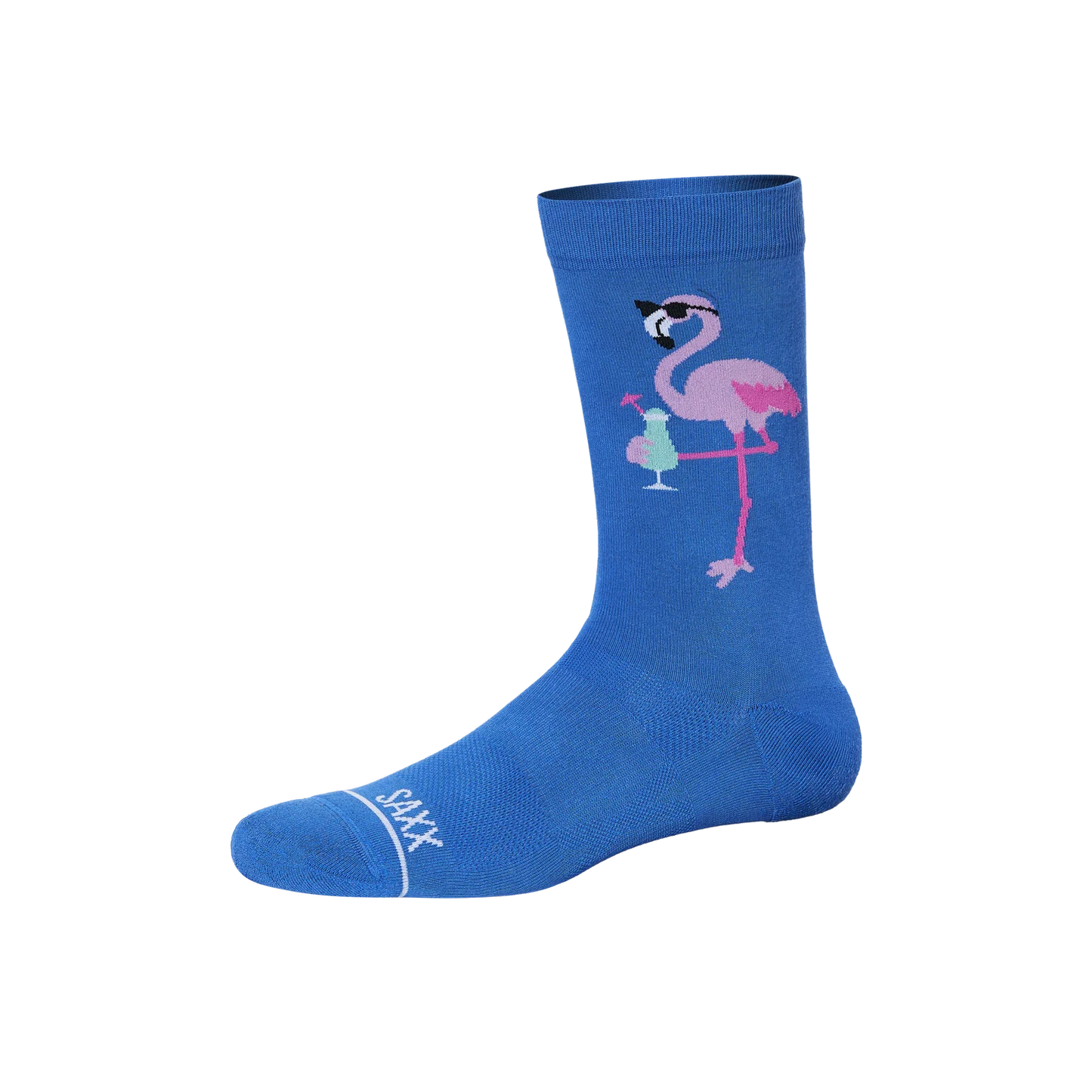 SAXX WHOLE PACKAGE Crew Socks / Flocktail- Blue