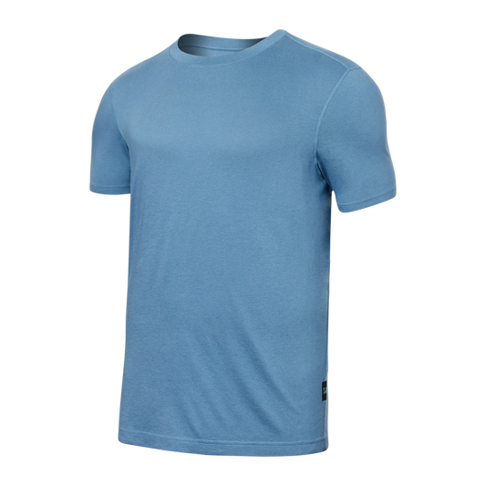 SAXX 3SIX FIVE Short Sleeve Crew / Washed Blue
