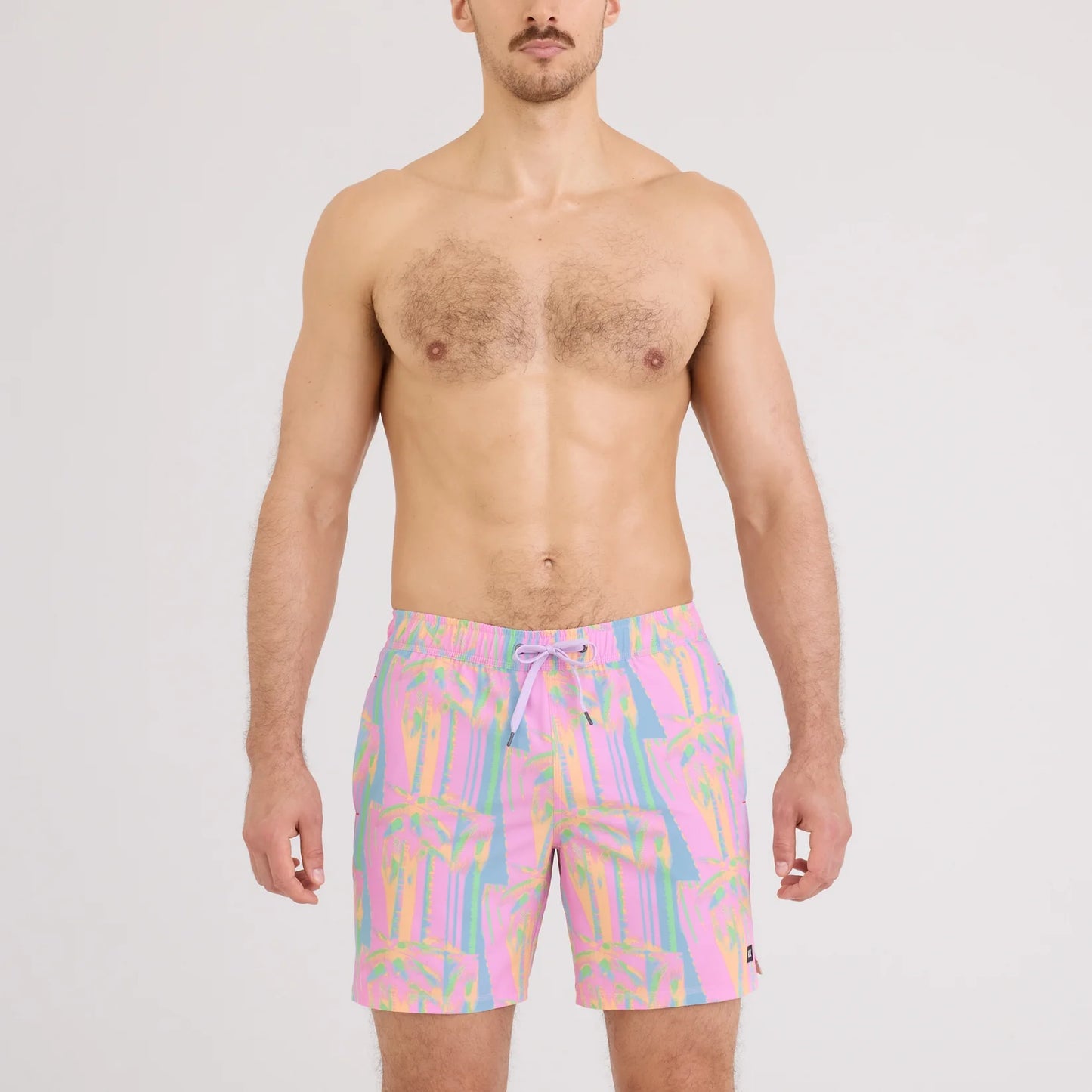 SAXX Oh Buoy 2N1 Classic Swim Trunk 7" with liner optic tropic