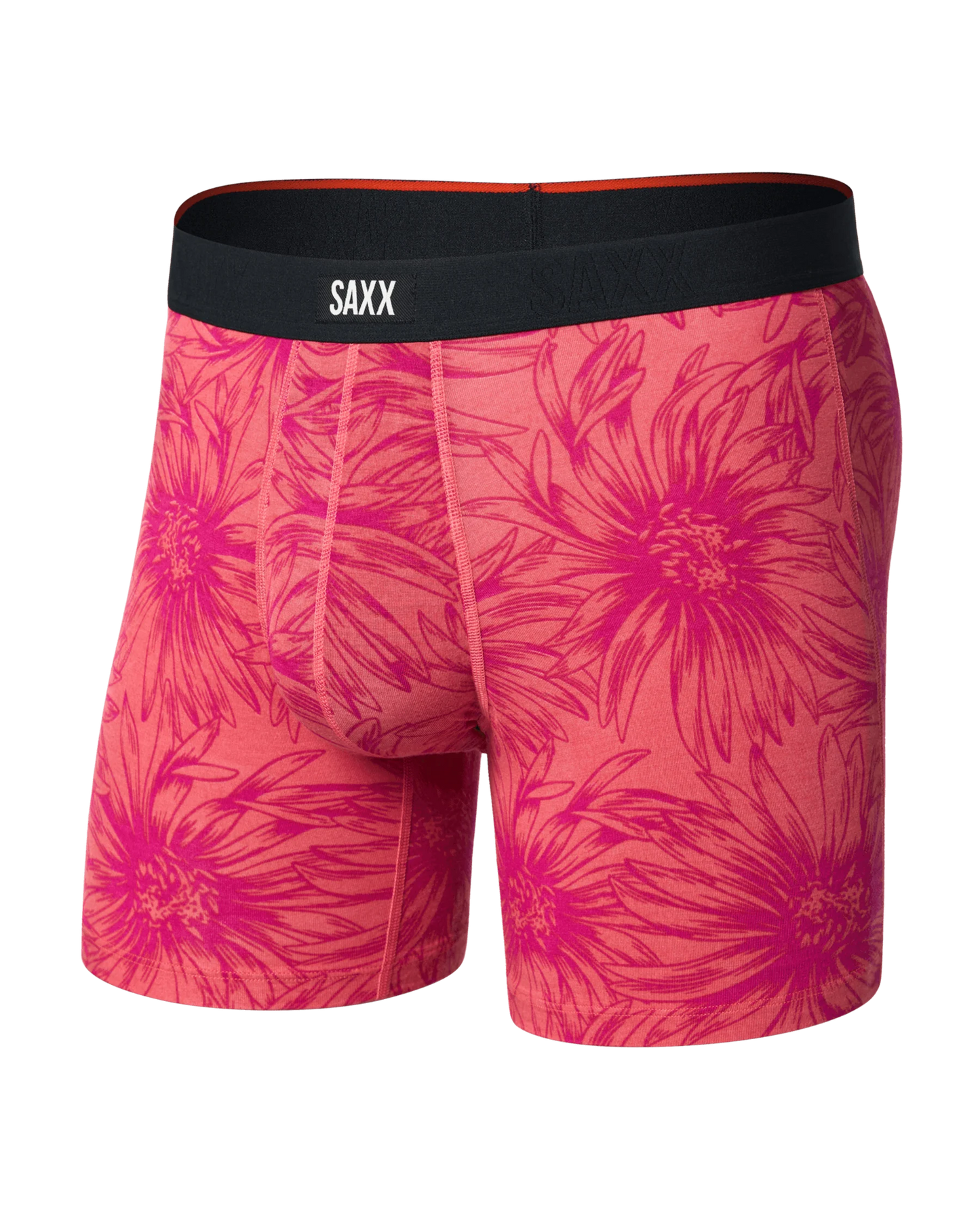 SAXX Vibe Xtra Soft Comfort Soft Comfort Boxer Brief 6" Big Daisy Gumball