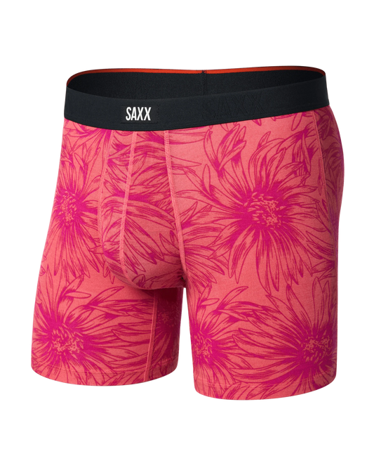 SAXX Vibe Xtra Soft Comfort Soft Comfort Boxer Brief 6" Big Daisy Gumball