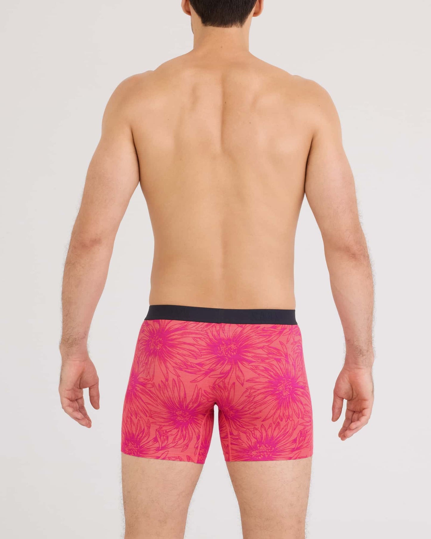 SAXX Vibe Xtra Soft Comfort Soft Comfort Boxer Brief 6" Big Daisy Gumball