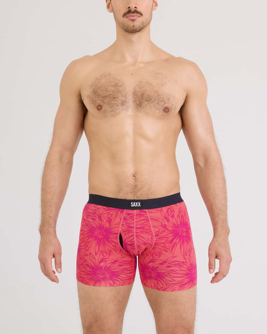 SAXX Vibe Xtra Soft Comfort Soft Comfort Boxer Brief 6" Big Daisy Gumball