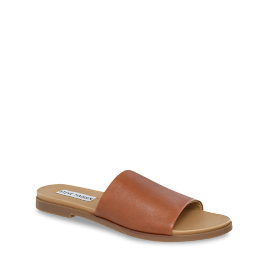 Steve Madden Karolyn Tan Leather Sandal