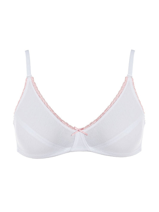 ROYCE My First Bra White/pink