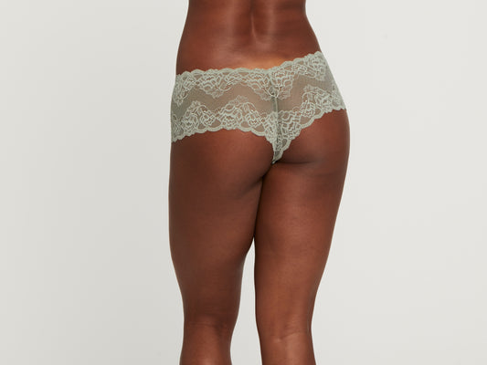Montelle 9000 Lace Cheeky Panty in Sage