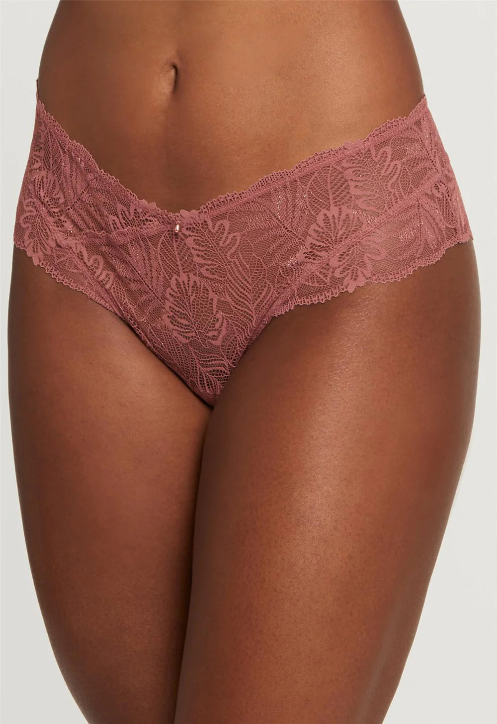 Montelle 9523 Arizona High Leg Brazilian Panty in Sienna