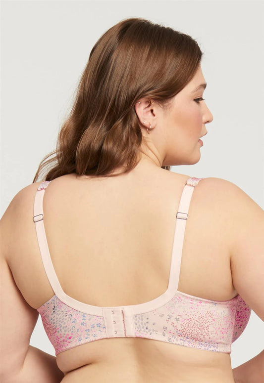 Montelle 9320 Pure Plus Full Coverage T-shirt Bra in Flower Field