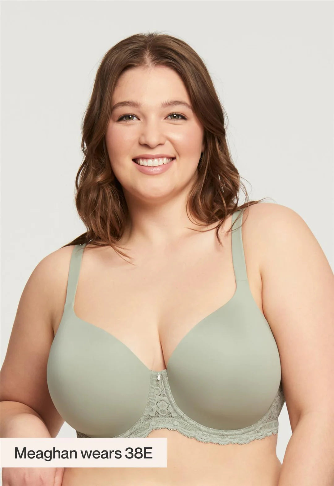 Montelle 9320 Pure Plus Full Coverage T-shirt Bra in Sage