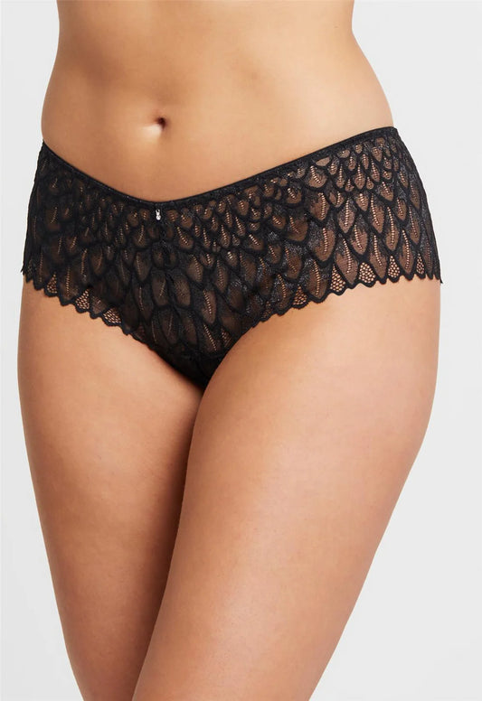 Montelle 9305 Lacy Brazilian in Black