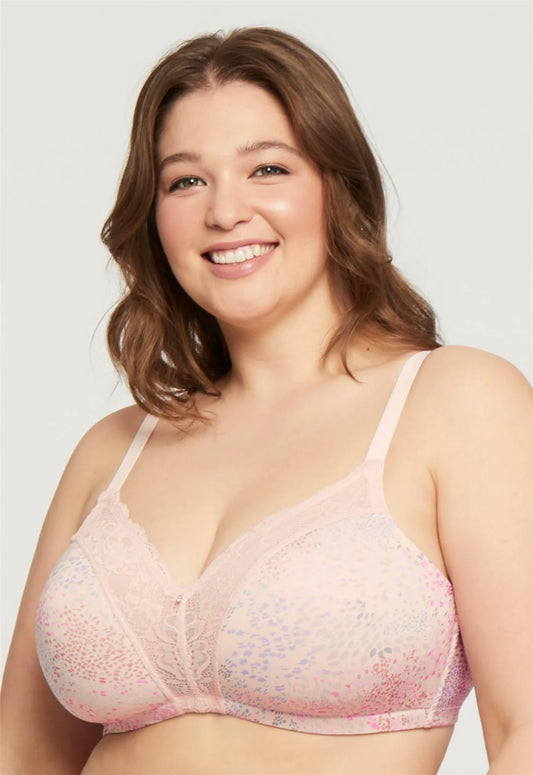 SALE Montelle 9326 Wire-Free Dream Bra in Flower Field