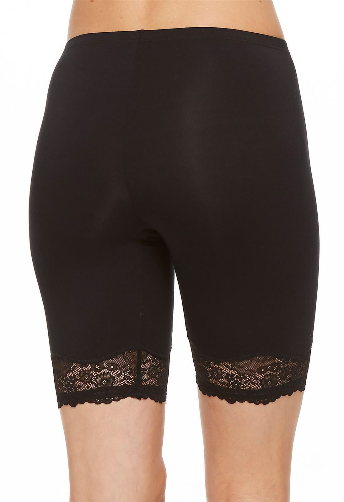 MONTELLE BODYBLISS BREEZE COLLECTION BIKER SHORT WITH ANTI-CHAFING IN BLACK