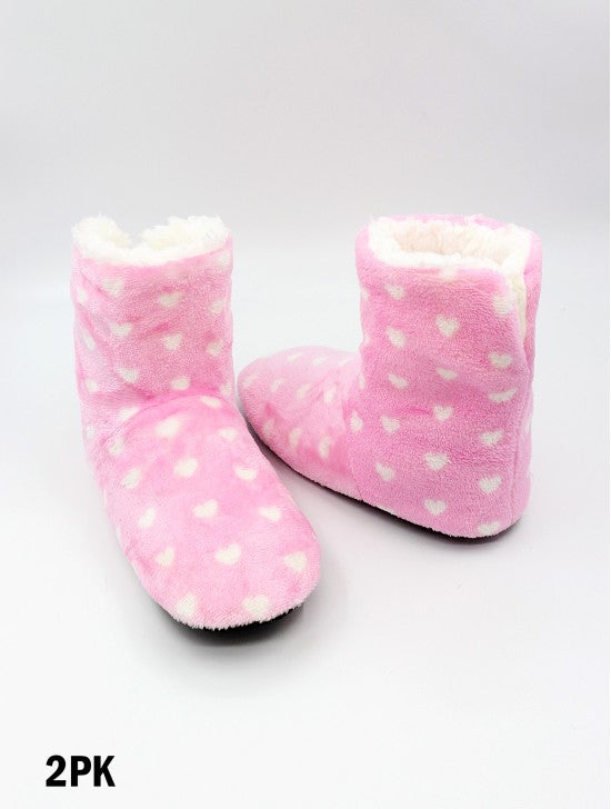Pink Slippers with stars