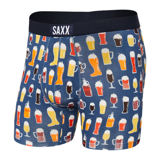 SAXX VIBE Super Soft  Boxer Brief / Dk Denim Pitcher Perfect