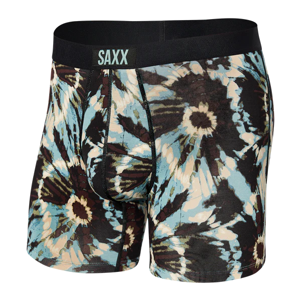 SAXX VIBE Super Soft  Boxer Brief /Earthy Tie Dye- Multi