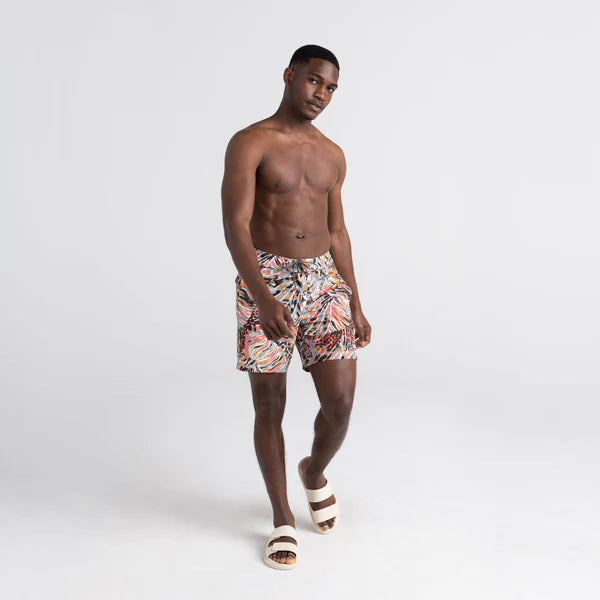 SAXX BETAWAVE Swim Shorts 17" / Butterfly Palm- Multi