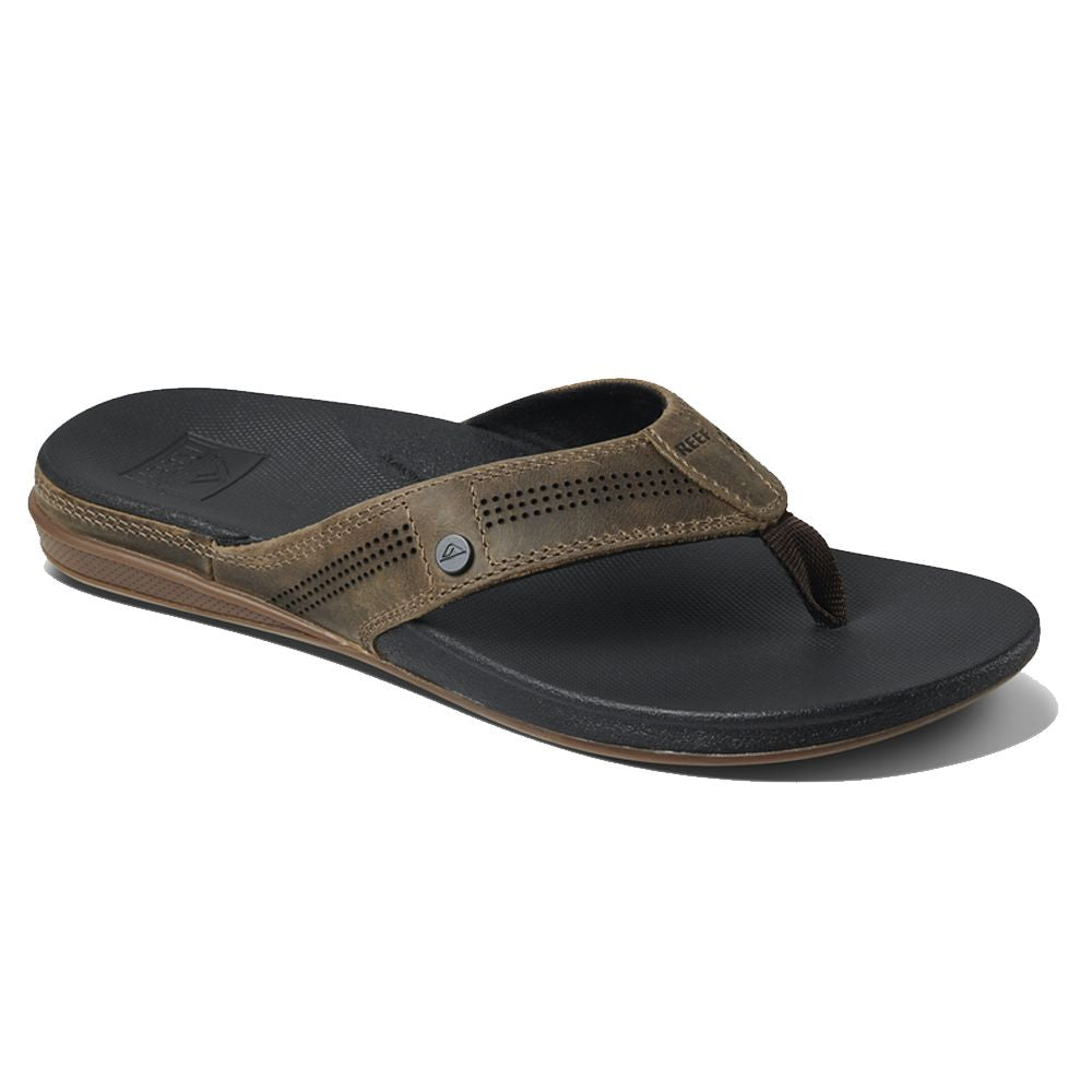 REEF MEN'S CUSHION LUX IN TAN/BLACK