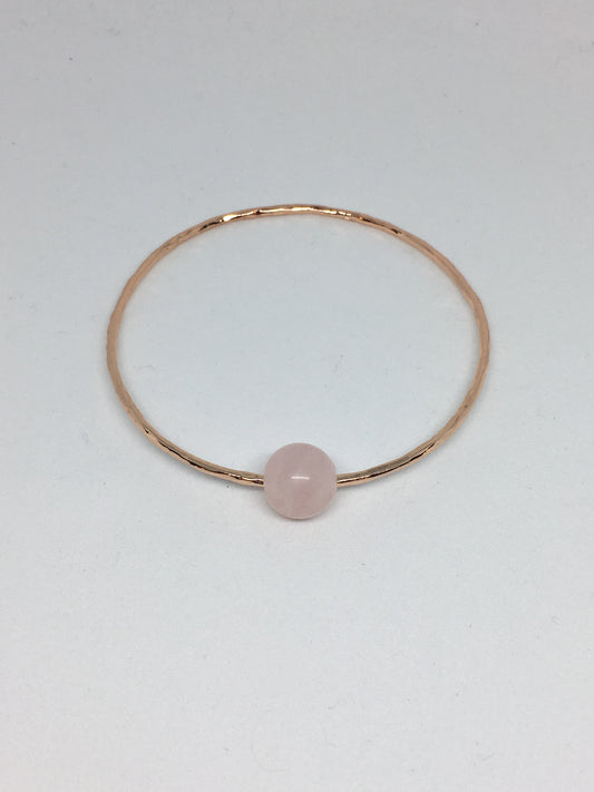 Rose Gold Bracelet with Stone