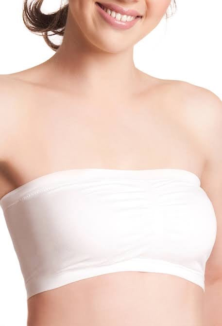 Bra Accessories- Padded Bandeau in White