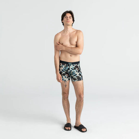 SAXX VIBE Super Soft  Boxer Brief /Earthy Tie Dye- Multi