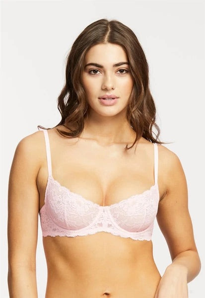 SALE MONTELLE 9312 Flirt Demi Lace Bra in Blush
