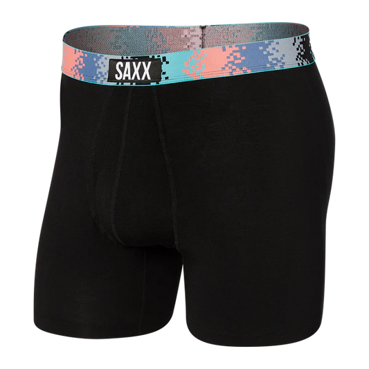 SAXX ULTRA Super Soft  Boxer Brief / Black/Tech Rec