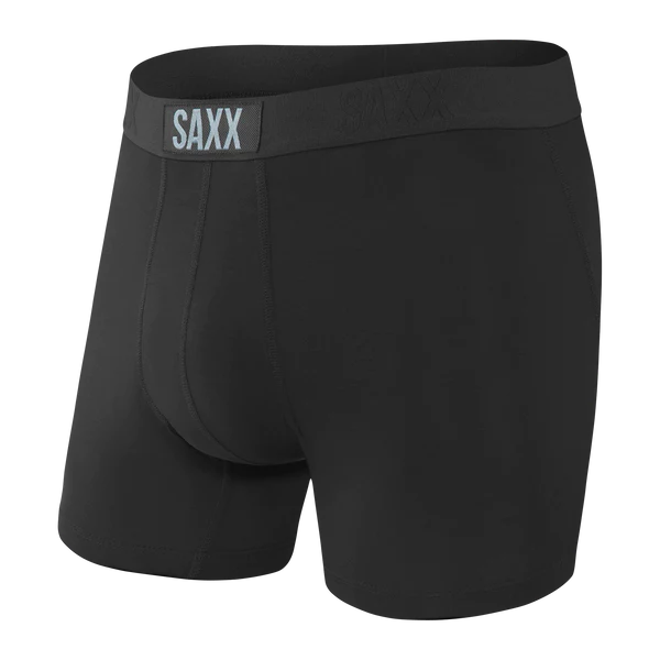 SAXX VIBE Super Soft  Boxer Brief / Black/Black