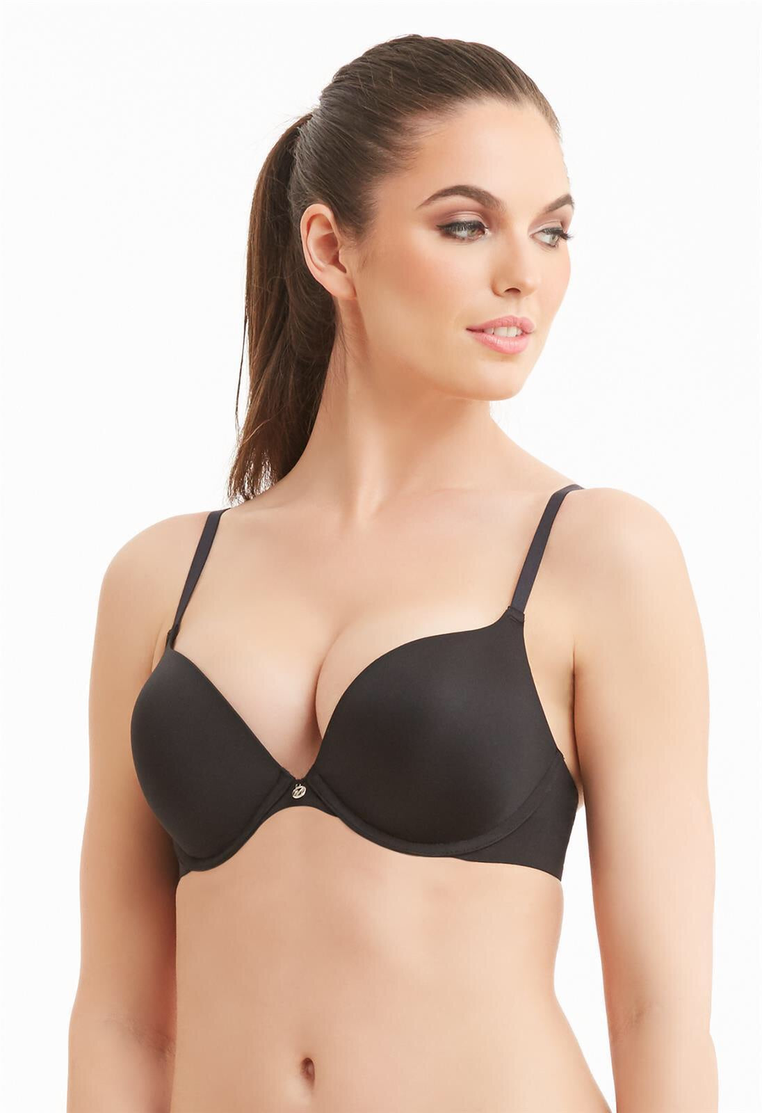 MONTELLE 9315 PRODIGY ULTIMATE PUSH-UP BRA IN BLACK