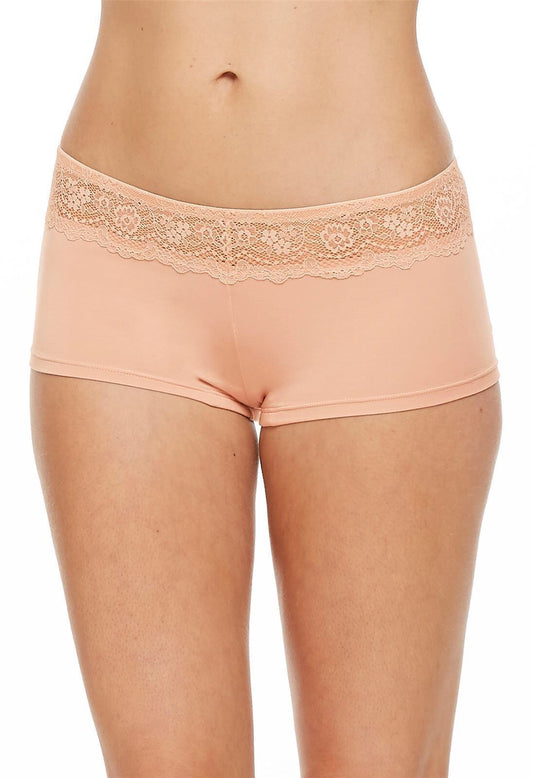 MONTELLE BODYBLISS BREEZE COLLECTION BOYSHORT IN SEASHELL