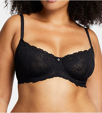 SALE MONTELLE 9312 Flirt Demi Lace Bra in Black