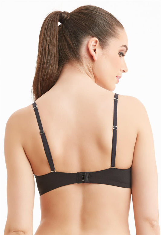 MONTELLE 9316 ALLURE LIGHT PUSH-UP BRA IN BLACK