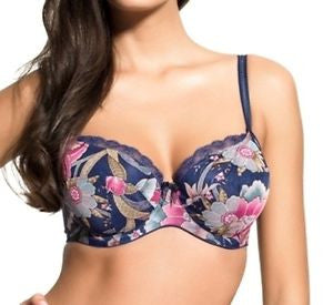 SALE Panache Fern Balconnet Bra 6291 in Navy