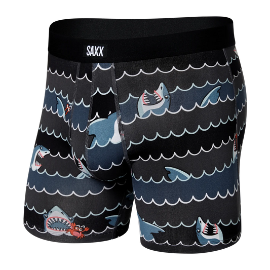 SAXX DAYTRIPPER Boxer Brief / Get Sharky- Grey