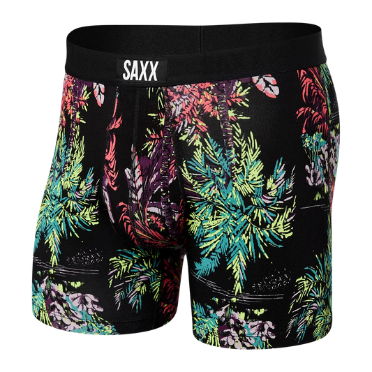 SAXX VIBE Super Soft Boxer Brief / Midnight Tropics- Multi