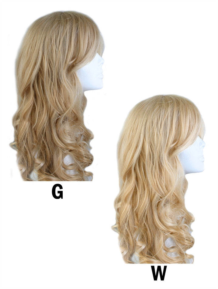 Wig Long Curly Blond